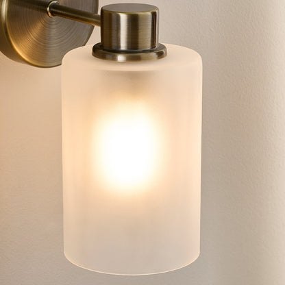 Kingsholm Antique Brass Wall Light