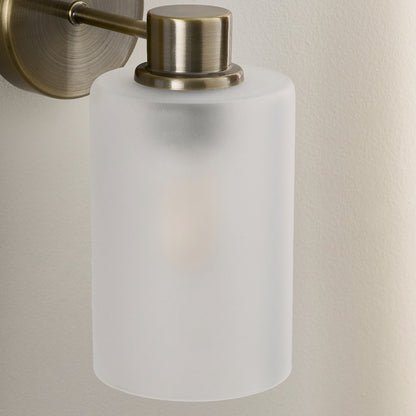 Kingsholm Antique Brass Wall Light