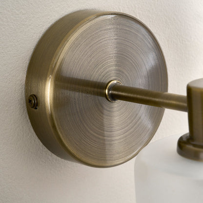 Kingsholm Antique Brass Wall Light