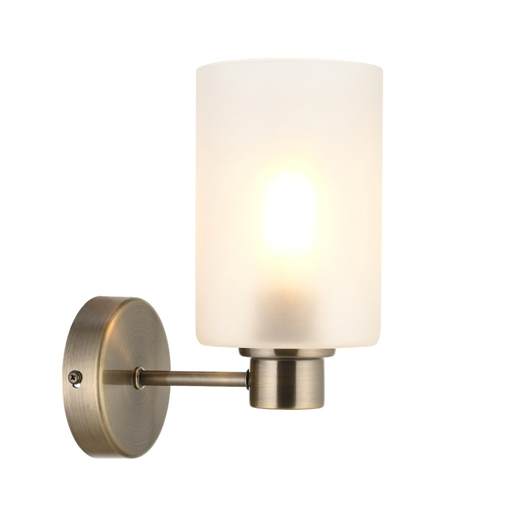 Kingsholm Antique Brass Wall Light