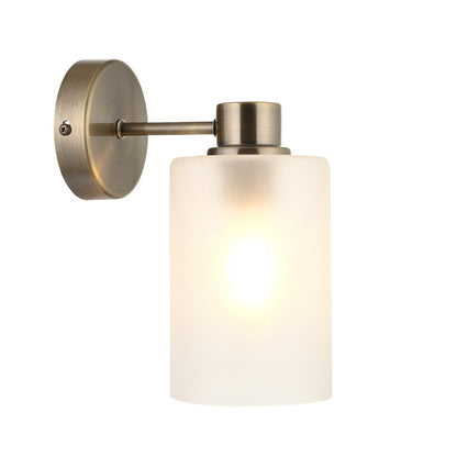 Kingsholm Antique Brass Wall Light