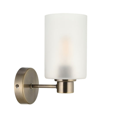 Kingsholm Antique Brass Wall Light