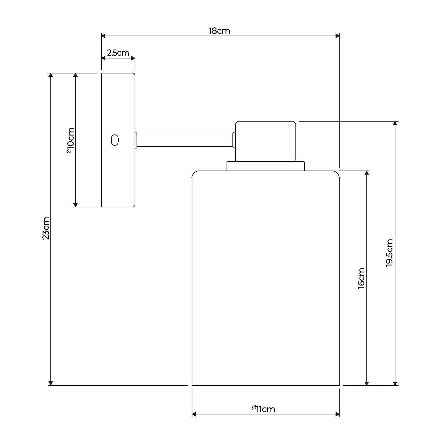 Kingsholm Antique Brass Wall Light