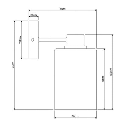 Kingsholm Antique Brass Wall Light