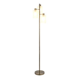 Kingsholm Antique Brass Floor Lamp