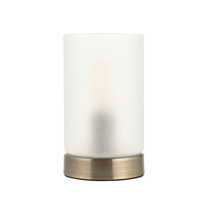 Kingsholm Antique Brass Touch Table Lamp