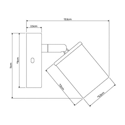 Talbot Brushed Nickel Spotlight