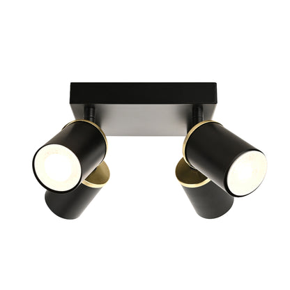 Talbot 4-Spot Matte Black Plate