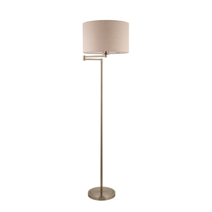 Marston Satin Nickel Floor Lamp