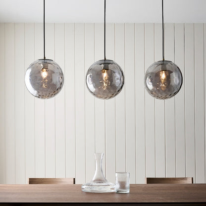 Tamara 3-Light Antique Brass Pendant Bar