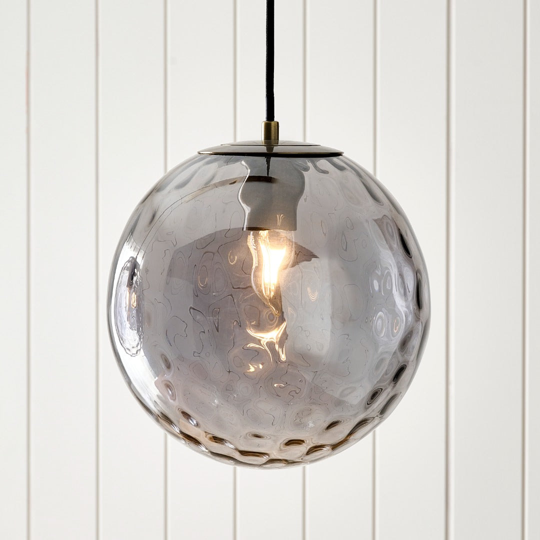 Tamara 3-Light Antique Brass Pendant Bar