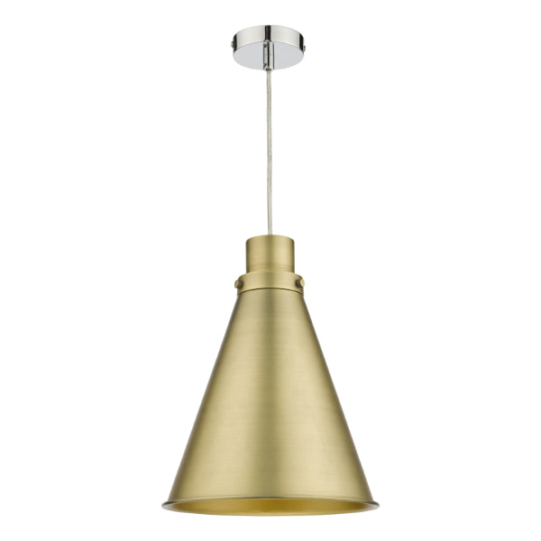 Potter Aged Brass Pendant Shade