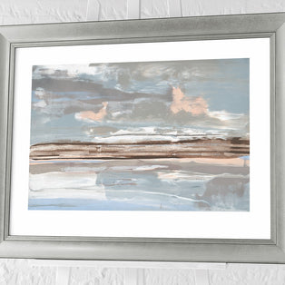 Taupe Sands Framed Print