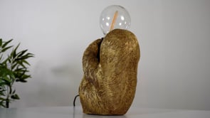 Snooze Vintage Gold Table Lamp