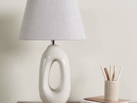 Aoife Cream Ceramic Table Lamp