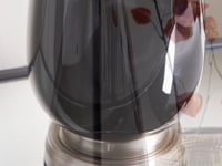 Elena Black Glass Table Lamp