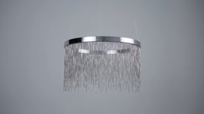 Zelma Polished Chrome LED Ceiling Pendant