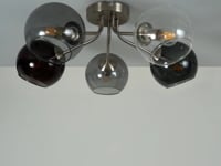 Branco 5 Light Semi-Flush Ceiling Light