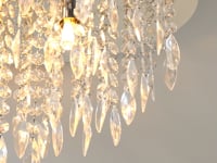 Winona Small Crystal Flush Ceiling Light
