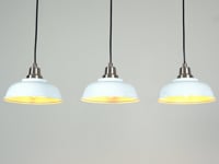 Bakewell 3 Light White Ceiling Pendant Bar