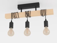 Townshend 3 Light Wooden Ceiling Light