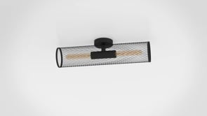 Redcliff 2 Light Black Wall Light