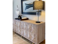 Adelia Black & Glass Table Lamp