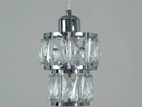 Darla Small Chrome Ceiling Light Pendant