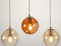 Branco 5 Light Antique Brass Pendant Bar