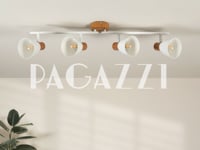 Seaton Matte White 4-Spot Bar