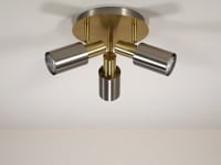 Hayes Matte Nickel 3-Light Spotlight Plate