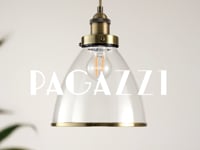 Brunswick Easy-Fit Antique Brass Pendant