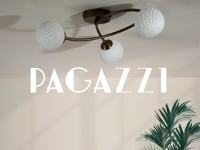 Jaymie 3-Light Antique Brass Semi-Flush Ceiling Light