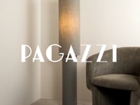 Buxton Grey Column Floor Lamp