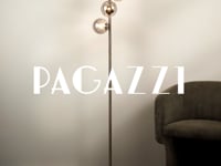 Tamara 3-Light Antique Brass Floor Lamp