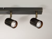 Hereford Matte Pewter 5-Spot Bar