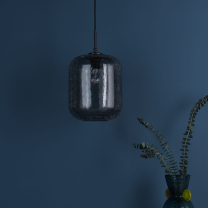 Quinna 1-Light Smoked Glass Pendant