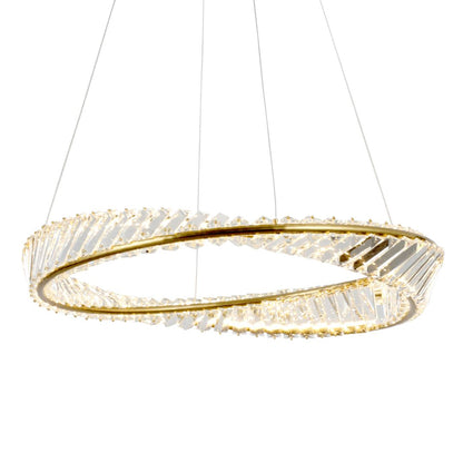Sparkle Gold Ring LED Pendant Ceiling Light 36w