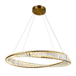 Sparkle Gold Ring LED Pendant Ceiling Light 50w