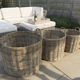 Wovenhill Round Kubu Basket