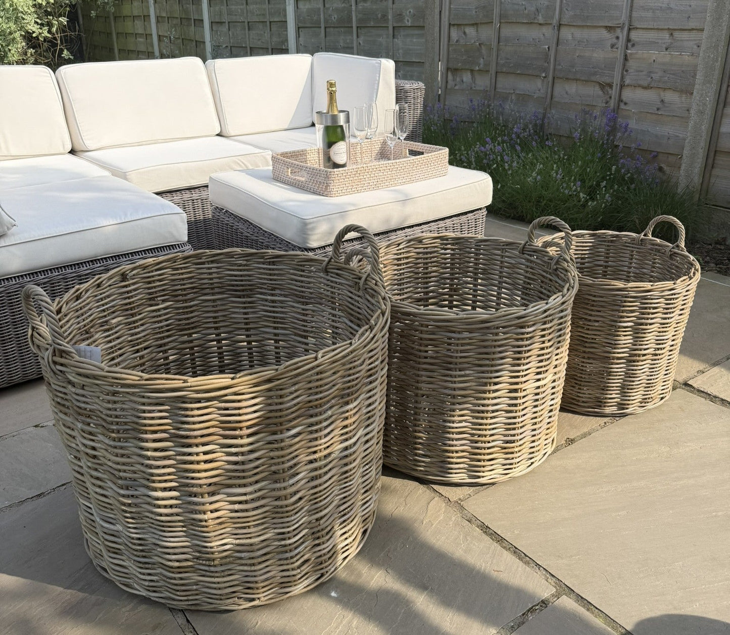 Wovenhill Round Kubu Basket