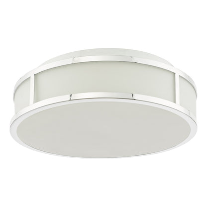 Royce 2-Light Polished Chrome IP44 Flush Ceiling Light