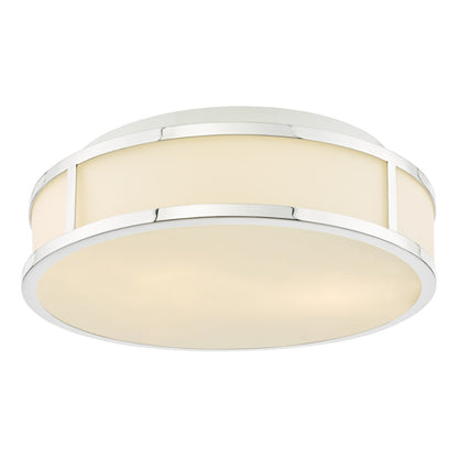 Royce 2-Light Polished Chrome IP44 Flush Ceiling Light