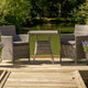 Palma 2 Seat Outdoor Bistro Set