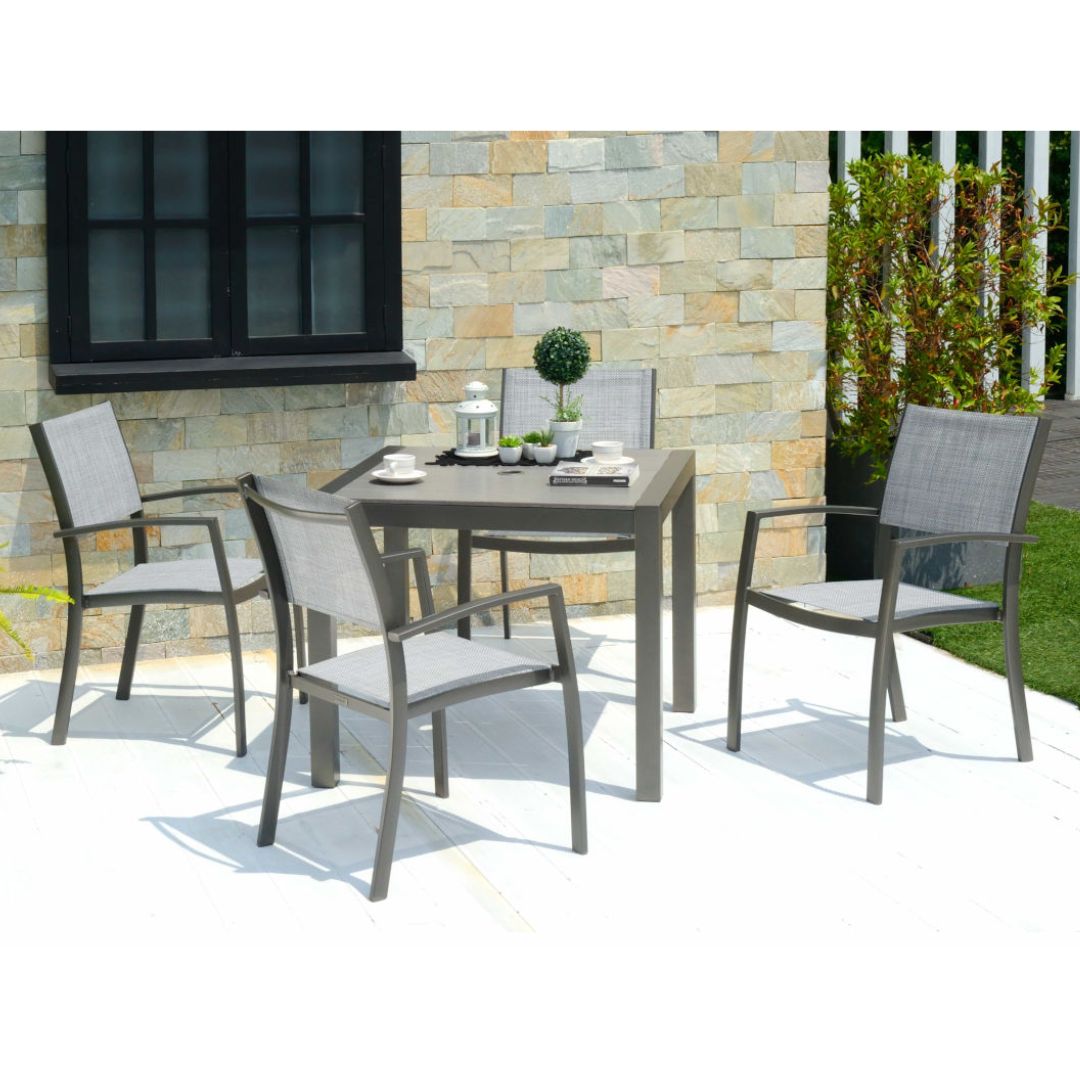 Venice 4 Seat Outdoor Dining Set