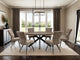 Orlando 1.8M Oval Dining Set with 6 Arabella Chairs