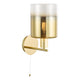 Savannah Satin Gold Wall Light