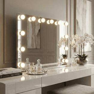 Scarlett Large Hollywood Mirror 100x70cm