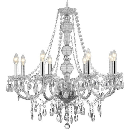 Marie-Thérèse 8 Light Clear Pendant Chandelier