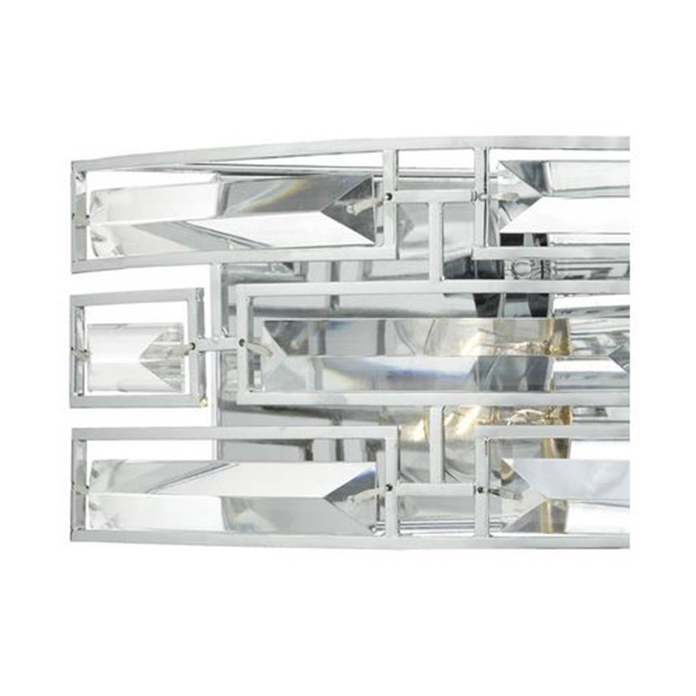 Seville 2 Light Wall Bracket Polished Chrome